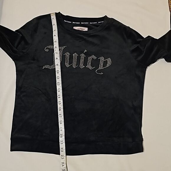 Juicy Couture Sleepwear Set - Black with Silver Studded Logo size small - Picture 5 of 7